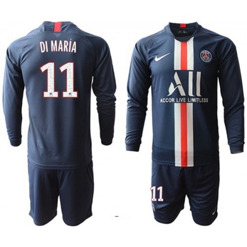 Paris Saint-Germain Dres Di Maria 11 Dječji Domaći 2019/20 Dugim Rukavima Paris Saint-Germain Dres Di Maria 11 Dječji Domaći 2019/20 Dugim Rukavima